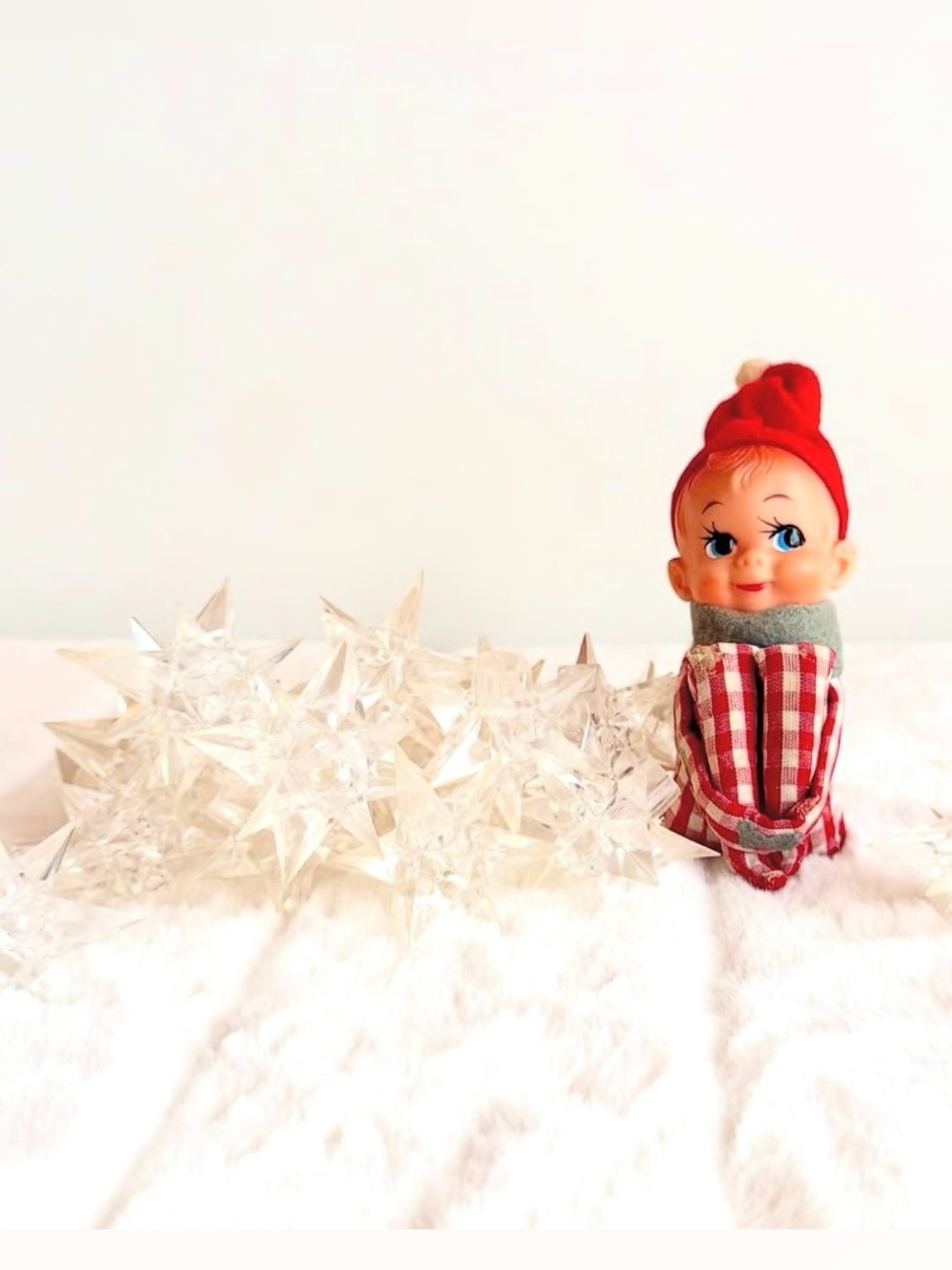 VINTAGE Atomic star Christmas light reflectors